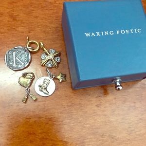 Waxing Poetic Charms 4 Necklace or Bracelet